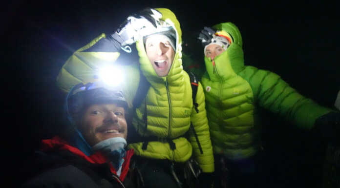 Matteo Della Bordella, Dario Eynard e Mirco Grasso in vetta al Cerro Piergiorgio