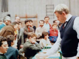 Scacchi il gioco senza età. Addio a Boris Spassky Franceschetti e Spassky a Lecco