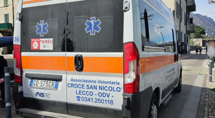Malore sul lungolago di Olginate, soccorsa una anziana I soccorsi intervenuti a Olginate