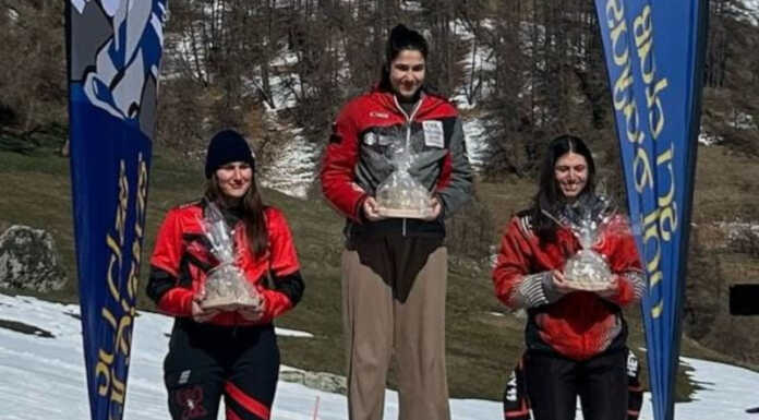 Sci. Antagnod: nello Slalom Gigante Fis due terzi posti per lo SC Lecco Il terzo posto di Linda Amidei