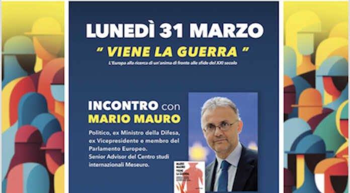 Merate, “Viene la guerra”: il 31 appuntamento con Mario Mauro