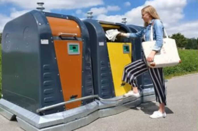 Un esempio di contenitori fuori terra