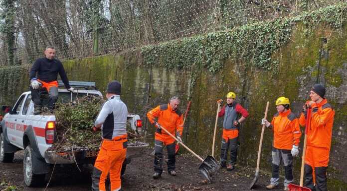 Ultima giornata di pulizia sul vallo per l’antincendio boschivo di Rancio