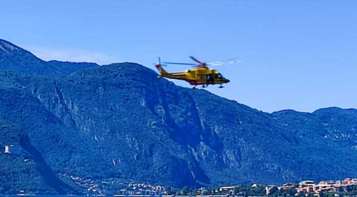 Elisoccorso a Dervio per un surfista in difficoltà: individuato in pochi minuti