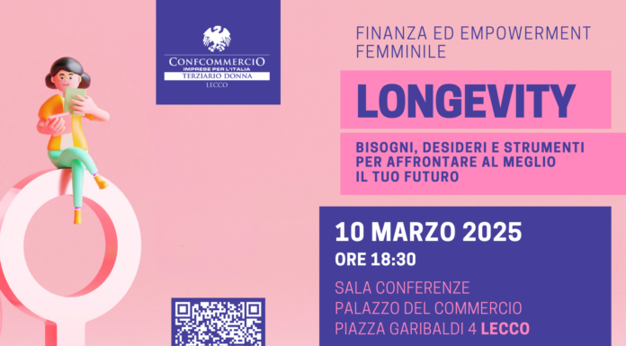Confcommercio Lecco: focus su finanza e autodeterminazione femminile longevity