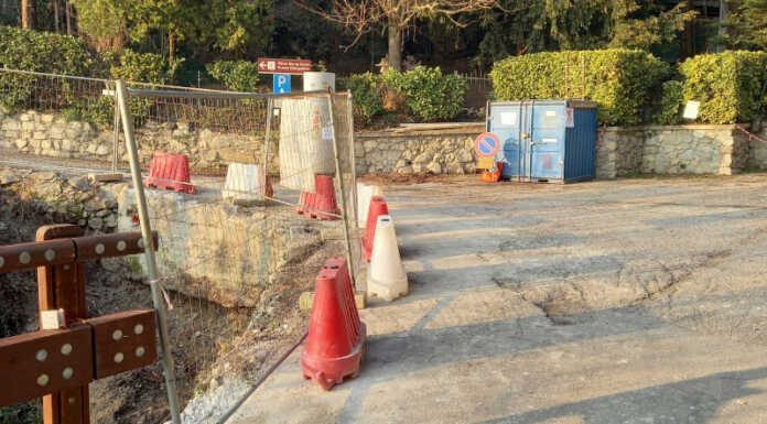 Galbiate. Lavori di messa in sicurezza della strada per Camporeso