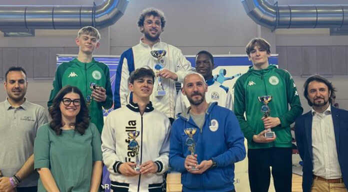 Scherma. Agouda di bronzo alle qualificazioni Assoluti Gold di sciabola Carugate Sharuk Agouda terzo 20250425