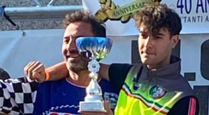 Papà Cristian e Matteo Spreafico primi alla 6 ore di enduro a coppie ad Abbiate Guazzone