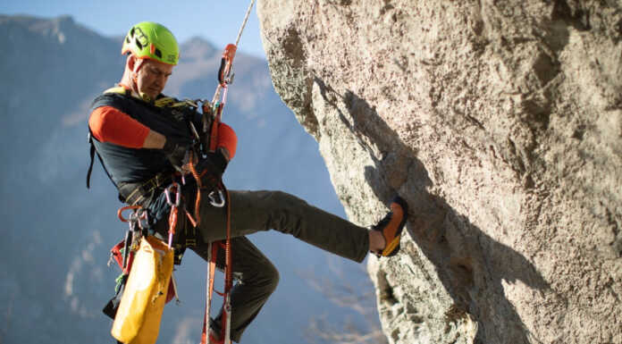 Delfino Formenti apre una nuova falesia, continua la sua lunga storia da “chiodatore”