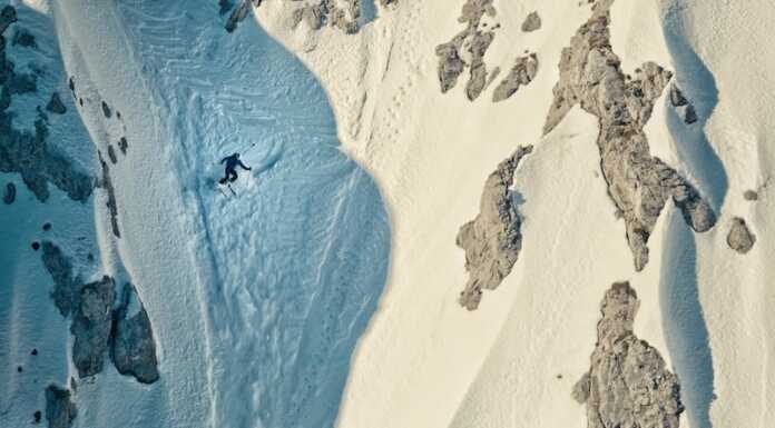 Giù dalla Parete Fasana con gli sci: l’impresa della Guida Alpina Andrea Carì