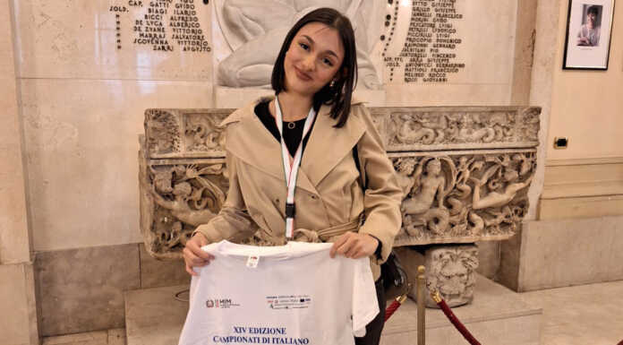 Scuola. Alessia Spreafico premiata ai campionati di Italiano a Roma ROma Alessia Spreafico campionati italiano 20250403