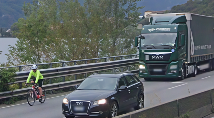 Lettera: “Una pista ciclabile tra Lecco e Abbadia è una necessità, non un lusso” ciclista ss36