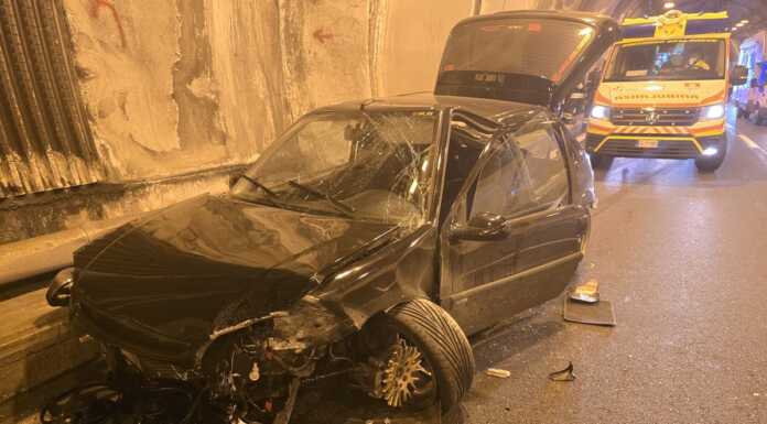 SS36 Nord. Incidente all’imbocco della galleria Dorio, soccorsi al lavoro