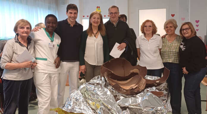 Valmadrera. Alla casa di riposo S. Messa di Pasqua e uova di cioccolato