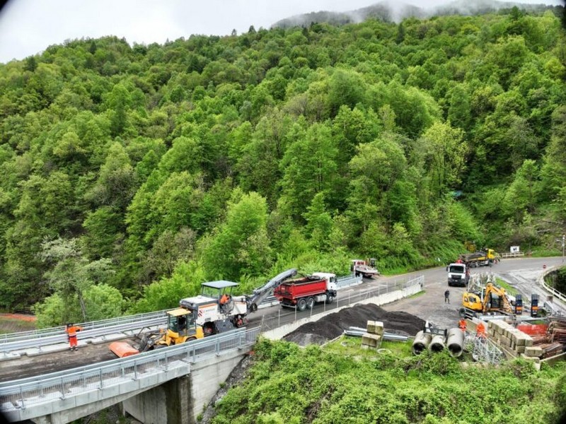 Sp67 Premana ponte lavori