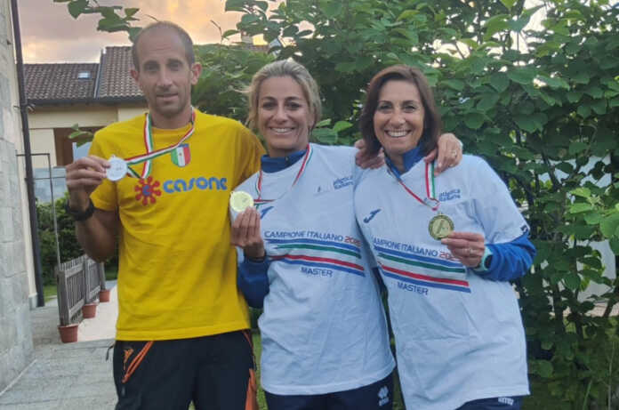 Francesco Bona, Maria Righetti e Carmen Piani