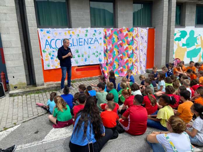 Inaugurazione murale palestra Abbadia (14) Inaugurazione murale palestra Abbadia