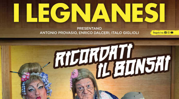 Con Confcommercio tornano “I Legnanesi”: il ricavato all’Hospice ll Nespolo