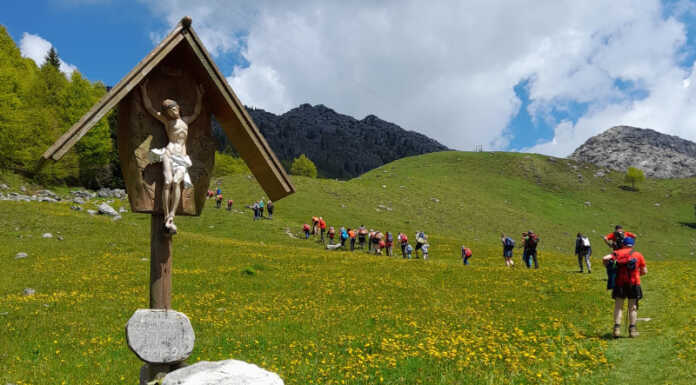 I ragazzi dell’Osa Valmadrera sul Sentiero dei Partigiani di Cornalba