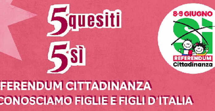 Referendum cittadinanza: il 27 incontro pubblico a Merate con esperti e attivisti