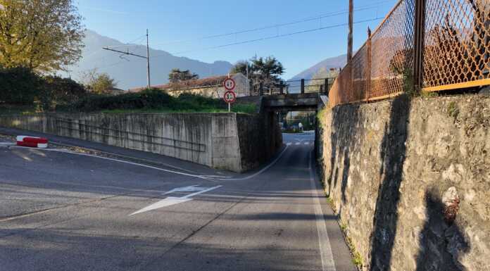 Abbadia. Sottopasso, Rfi accoglie le richieste: strada chiusa soltanto per 15 giorni Sottopasso via per Novegolo ad Abbadia Lariana