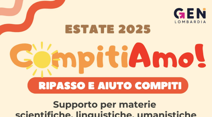 Compiti-amo, ripasso e aiuto compiti al Centro Civico Pertini