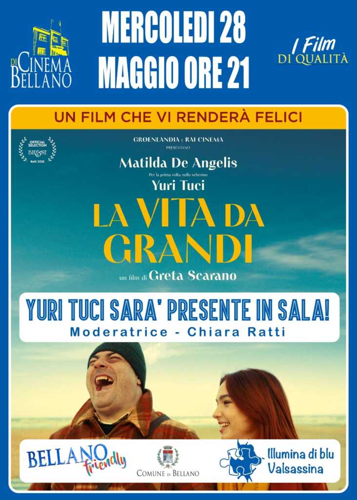 locandina "La vita da grandi" - Bellano