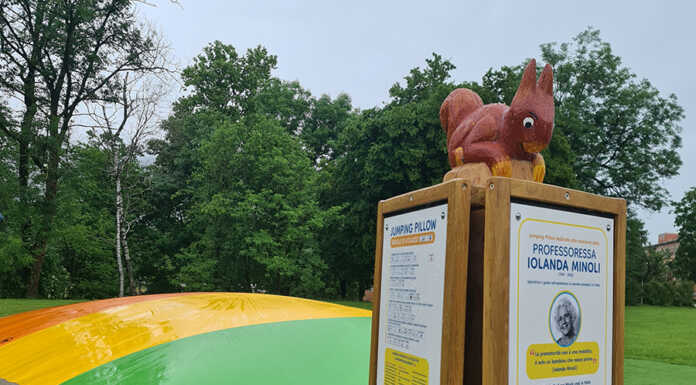 Jumping Pillow: installato a Bosisio Parini un nuovo gioco inclusivo