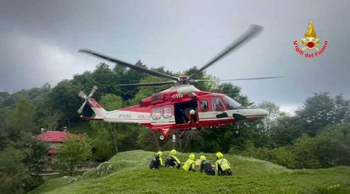 Vigili del fuoco: tra il Magnodeno e il Resegone l’addestramento regionale Saf