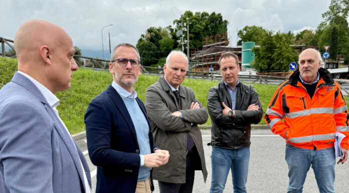 Sopralluogo alla pista ciclabile di Civate, a fine anno conclusi i lavori Pista ciclabile Civate sopralluogo