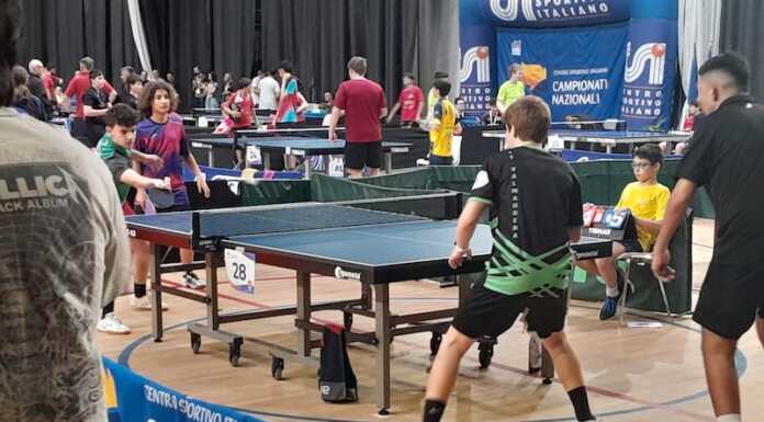 Al Palataurus il Campionato Nazionale CSI di tennistavolo