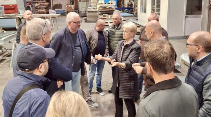 Una delegazione di imprenditori ucraini in visita all’Edilsider di Calolzio