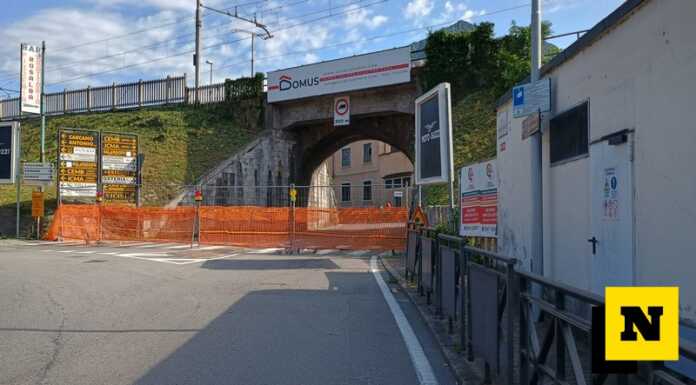 Mandello. Al via la demolizione del ponte ferroviario, via Parodi chiusa fino a settembre