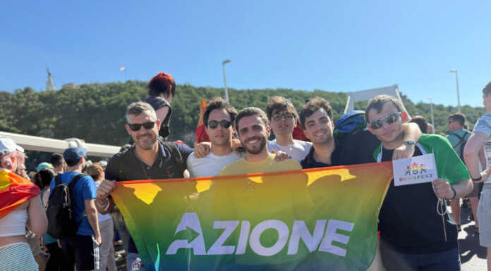 Azione Lecco con Calenda a Budapest al Pride vietato da Orban Azione al Budapest Pride 2025,