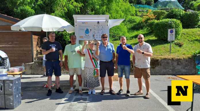 Introbio, inaugurata la casetta dell’acqua. Omaggi e musica per un pomeriggio conviviale introbio inaugurazione casetta acqua
