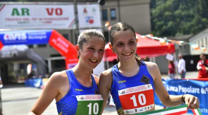 Cortenova e Premana dominano il Campionato Italiano a staffetta di corsa in montagna giovanile Serena Mascheri e Caterina Ciacci
