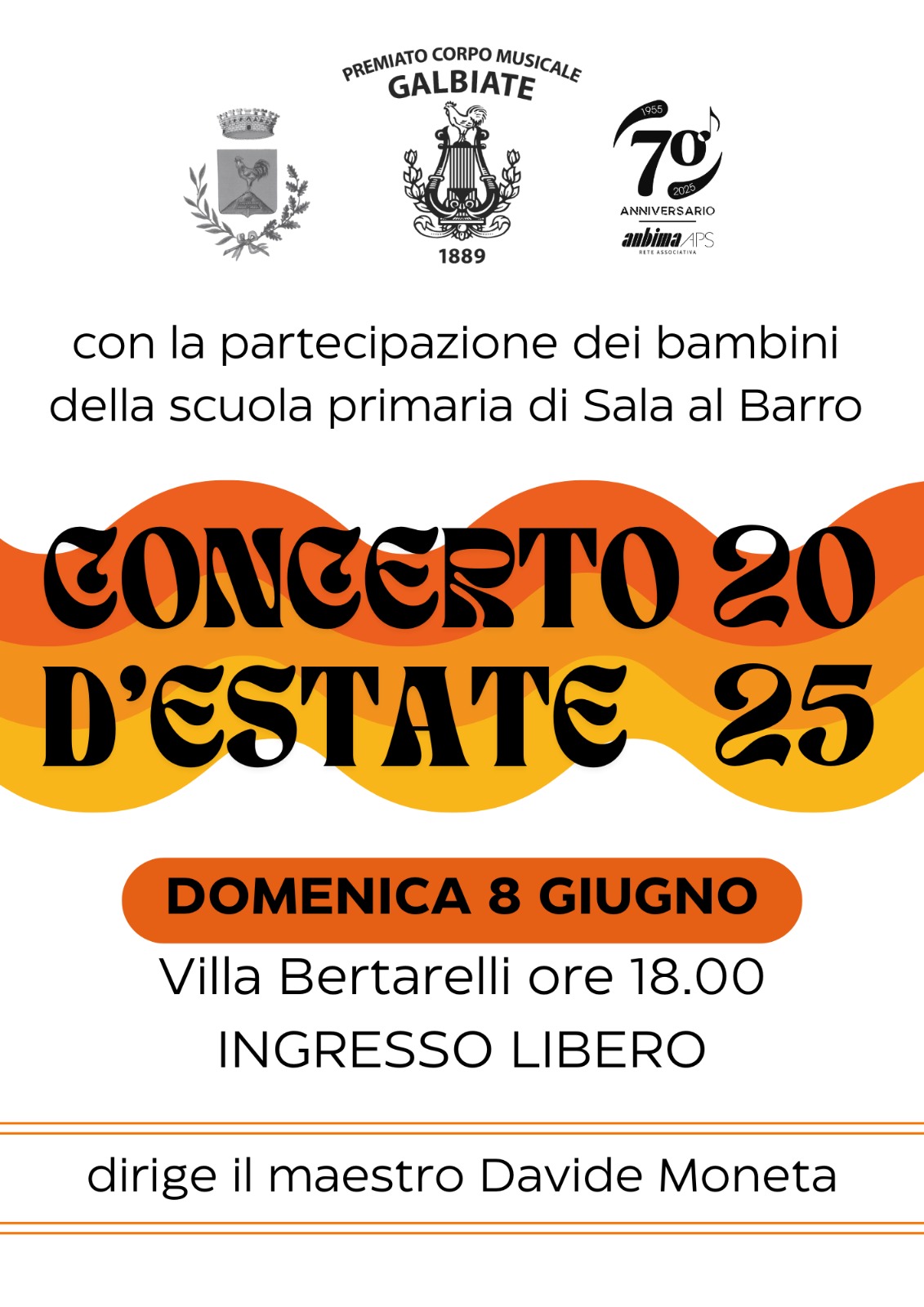 Concerto fine estate Sala al Barro Galbiate