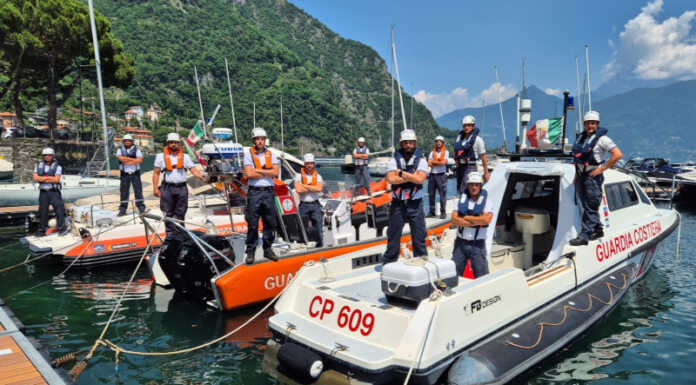 Nuovi militari in forza alla Guardia Costiera del Lago di Como Nuovi militari Guardia Costiera Lago di Como