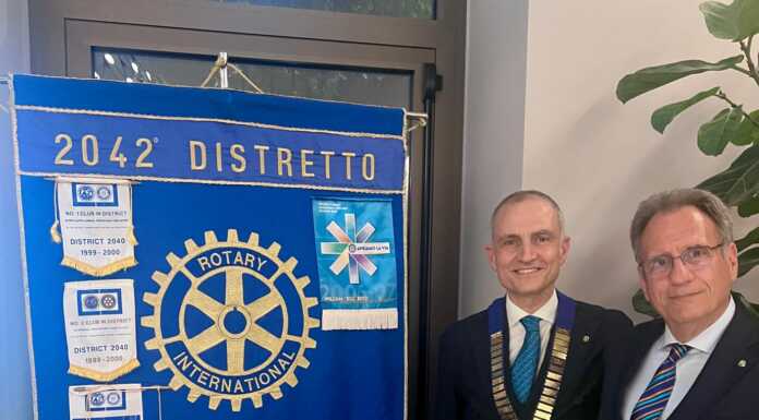 Massimo Campa è il nuovo presidente del Rotary Club Lecco Le Grigne