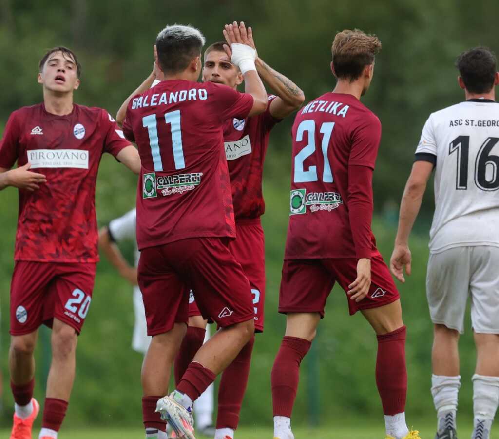 Calcio Lecco-St Georgen, amichevole