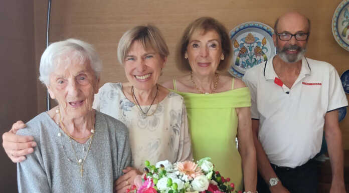 Festa a Calolziocorte per i 101 anni di Adele Papini