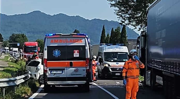 Grave incidente mortale a Monte Marenzo in via Roma Incidente Monte Marenzo