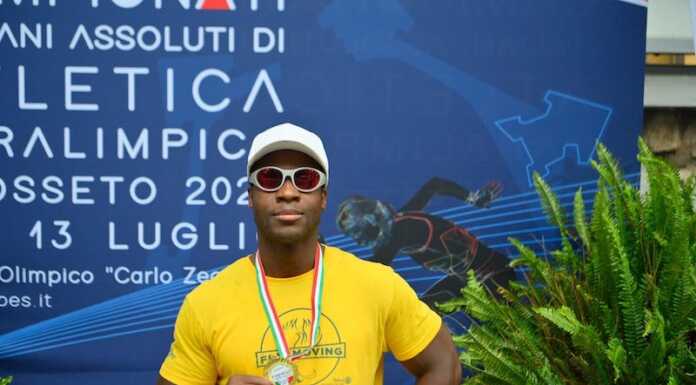 Atletica paralimpica. Kwadzo Klokpah vince il titolo italiano nel lancio giavellotto