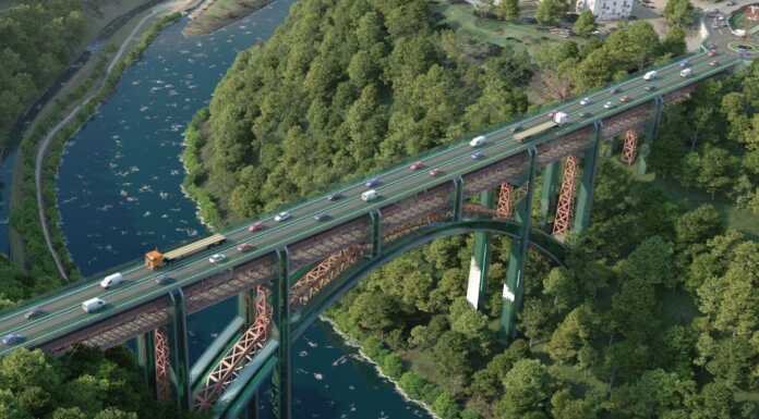 Ponte San Michele, AVS sostiene sindaci e cittadini Il redering del nuovo ponte San Michele