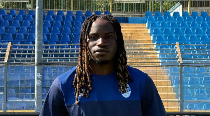 Calcio Lecco. Ndongue è l’11° colpo del mercato bluceleste Frederic Samuel Ndongue, Calcio Lecco 1912