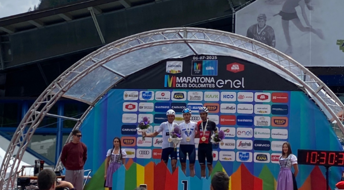 Maratona dles Dolomites: trionfa Stefano Bonanomi sul mediofondo