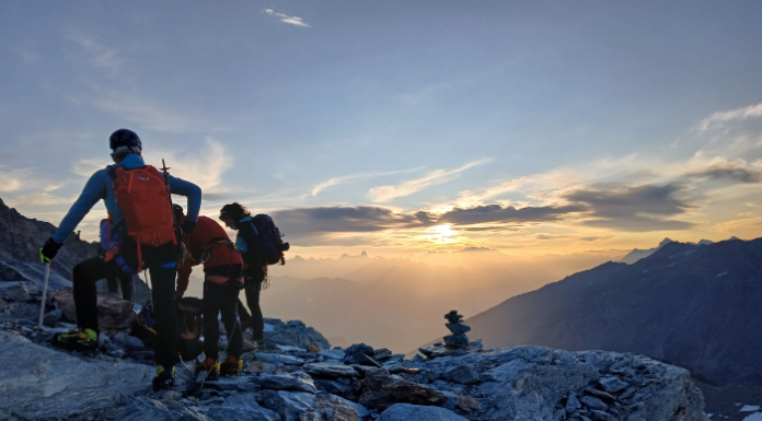 Il Cai Bellano conquista la vetta della Testa del Rutor in Valle d’Aosta