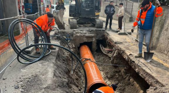 Civate. Proseguono i lavori per la rete idrica e fognaria