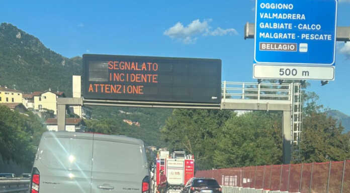 Doppio incidente sulla SS36: uno a Civate e uno a Costa Masnaga incidente ss36