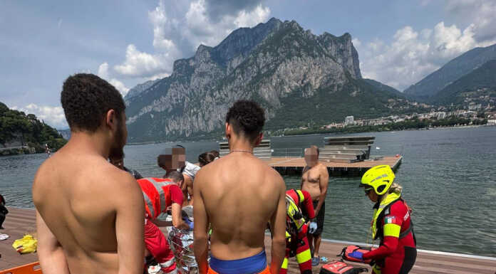 Malgrate. Infortunio al lago, soccorsi mobilitati per un 19enne infortuno al lago 118 malgrate 2025